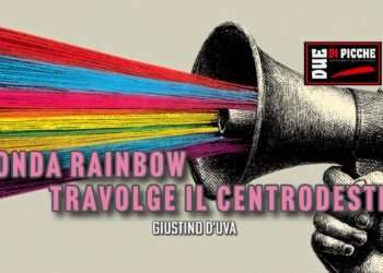 L’onda Rainbow travolge il Centrodestra: tra il silenzio di Meloni e Salvini, la coerenza sventola bandiera bianca