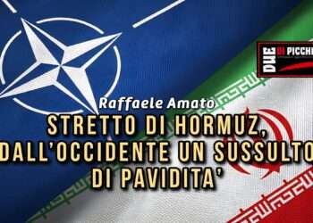 STRETTO DI HORMUZ, DALL’OCCIDENTE UN SUSSULTO. DI PAVIDITA’.