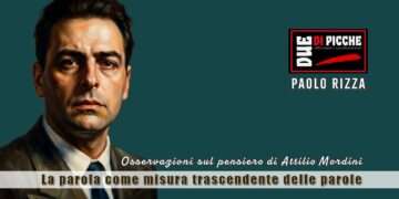 La parola come misura trascendente delle parole. Osservazioni sul pensiero di Attilio Mordini