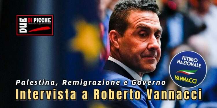 Palestina, Remigrazione e Governo: intervista a Roberto Vannacci