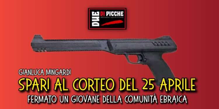 Spari al corteo del 25 aprile. Fermato un giovane della comunità ebraica.