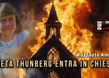 GRETA THUNBERG ENTRA IN CHIESA!