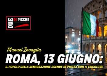 Roma, 13 giugno: il popolo della Remigrazione scende in piazza con il Tricolore