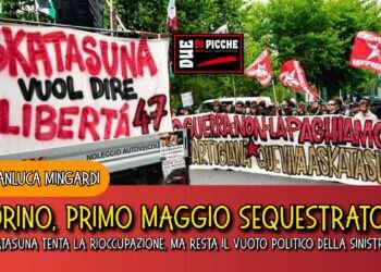 Torino, Primo Maggio sequestrato