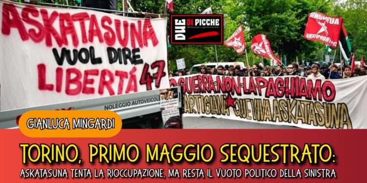 Torino, Primo Maggio sequestrato