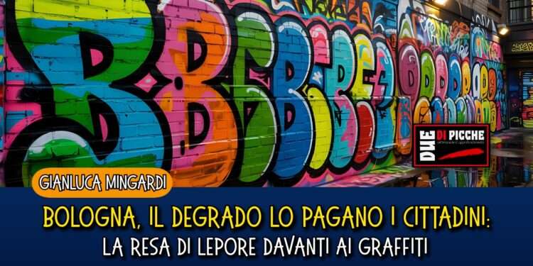 Bologna, il degrado lo pagano i cittadini: la resa di Lepore davanti ai graffiti