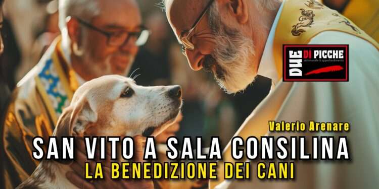 San Vito a Sala Consilina: la benedizione dei cani