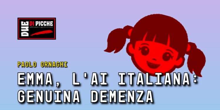 Emma, l'AI italiana: genuina demenza