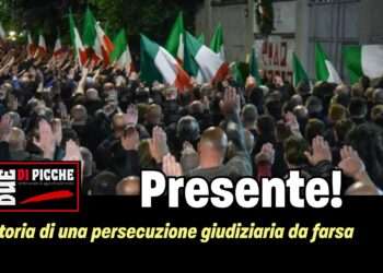 Presente! Storia di una persecuzione giudiziaria da farsa