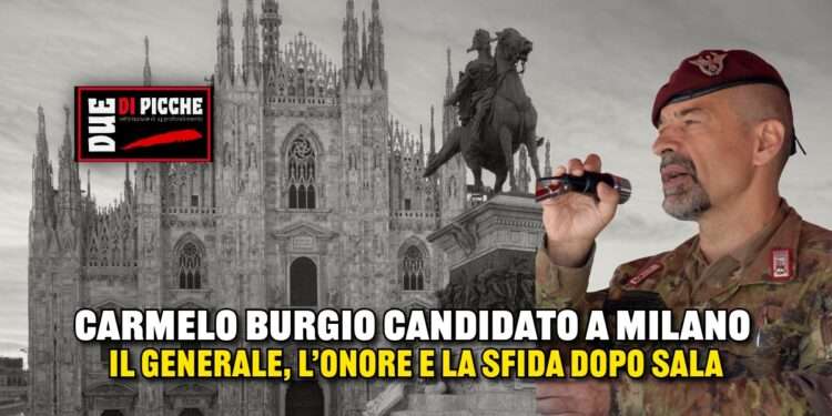 CARMELO BURGIO CANDIDATO A MILANO