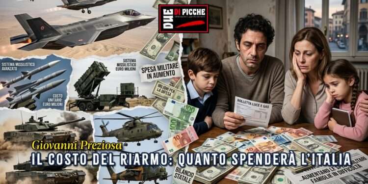 Il costo del riarmo: quanto spenderà l’Italia