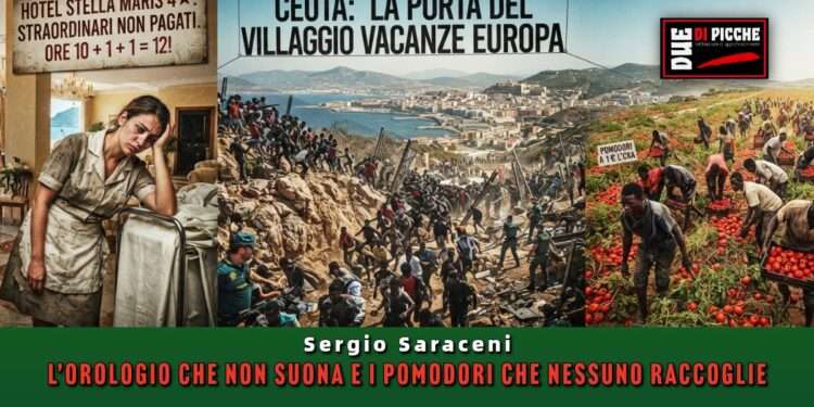 L’orologio che non suona e i pomodori che nessuno raccoglie