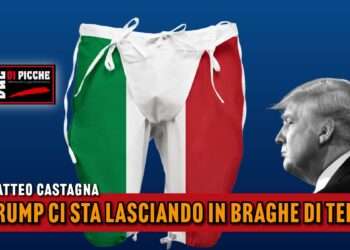 TRUMP CI STA LASCIANDO IN BRAGHE DI TELA