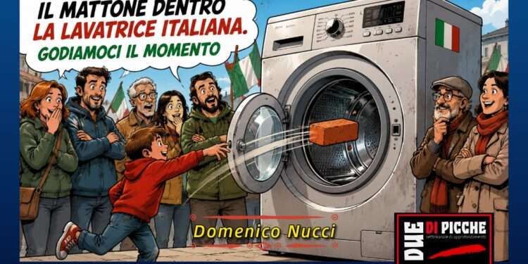 Vannacci è il mattone dentro la lavatrice italiana. Godiamoci il momento