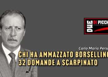 CHI HA AMMAZZATO BORSELLINO? 32 DOMANDE A SCARPINATO
