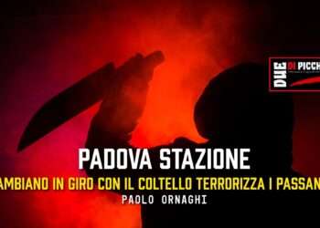 Padova stazione: gambiano in giro con il coltello terrorizza i passanti