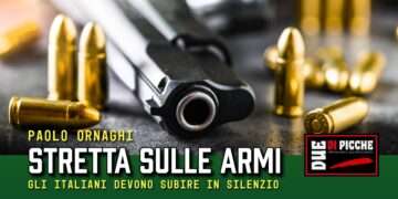Stretta sulle armi: gli italiani devono subire in silenzio
