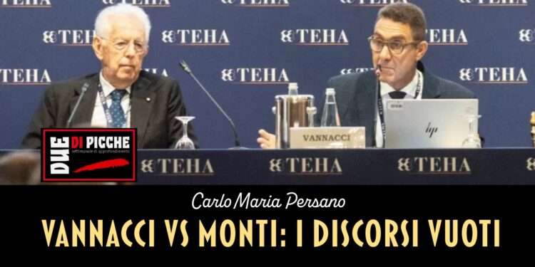 Vannacci vs Monti: i discorsi vuoti
