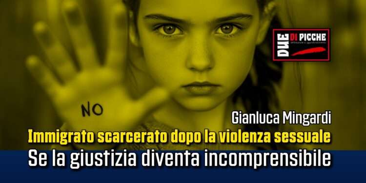 Immigrato scarcerato dopo la violenza sessuale: se la giustizia diventa incomprensibile