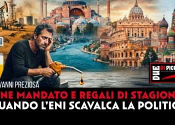Fine mandato e regali di stagione: quando l'ENI scavalca la politica